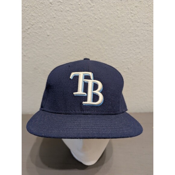 New Era 59FIFTY Tampa Bay Rays MLB Authentic Collection Fitted Hat 7 3/8 Blue - Picture 12 of 12